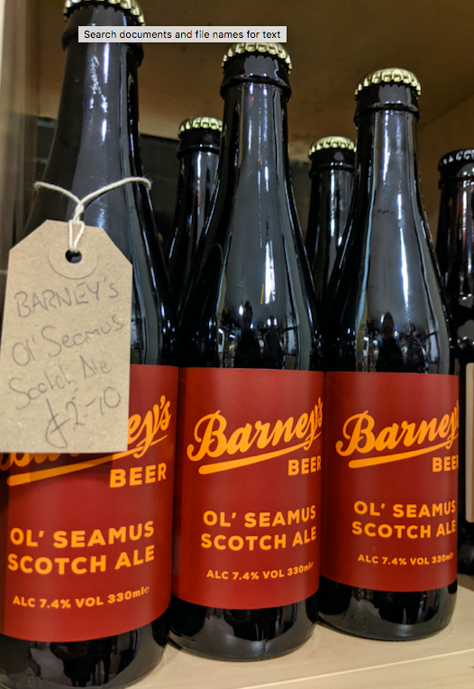 Scotch Ale from Barney's Beer